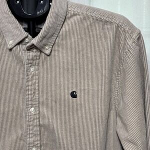 Carhartt WIP Madison LS Cord Shirt Tan